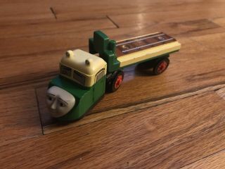 Thomas Wooden Railway Madge Car Rare And Retired