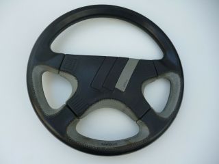 Rare Italvolanti Galaxy Leather 4 Spoke Steering Wheel