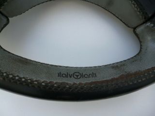 Rare Italvolanti Galaxy leather 4 spoke steering wheel 2