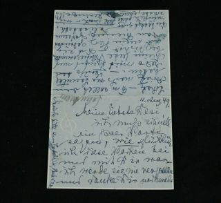 Rare 1949 Elisabeth Schumann Handwritten Letter Signed German Opera Singer