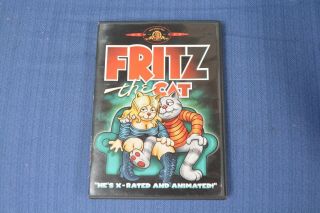Fritz The Cat Rare 1972 Animated Adult Cartoon By Mgm,  Unrated Dvd Like
