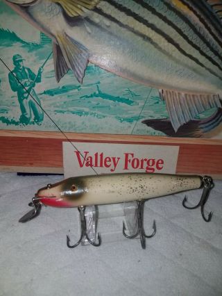 Vintage 6 " Wooden Creek Chub Pikie (rare) Stamped On Belly Look