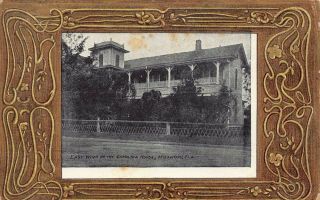 Fl - 1909 Very Rare Florida Carolina House In Micanopy,  Fla - Alachua County