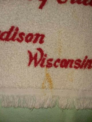 VINTAGE BLACKHAWK COUNTRY CLUB MADISON WISCONSIN GOLF TOWEL 2