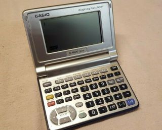 Casio Fx - 9860g Slim Graphing Calculator Clamshell Flip Top Cover Vintage Rare
