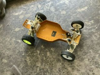 Vintage Team Associated Rc10 Buggy Classic Gold Pan Rare