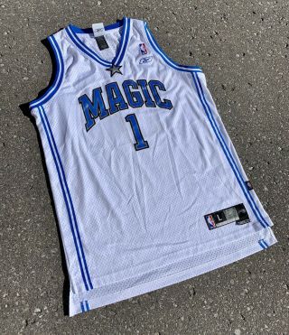 Vintage Orlando Magic Tracy Mcgrady Nba Basketball Jersey By Reebok Rare 90s
