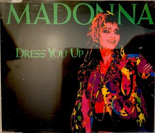 Madonna Dress You Up Uk/german Yellow Cd Single Rare Deleted Limited Import