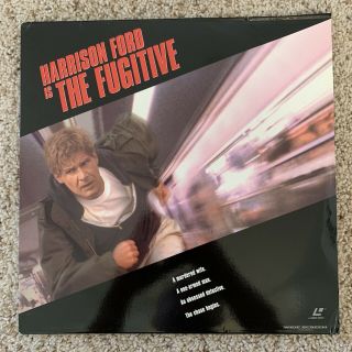 The Fugitive Widescreen Squeeze Anamorphic Aspect Ratio Laserdisc - Ultra Rare