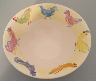 Rare Tiffany & Co.  Roosters Coupe Cereal Bowl