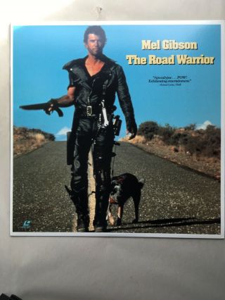 Vg Ld Laserdisc Mel Gibson The Road Warrior Alt Cover Rare Canada