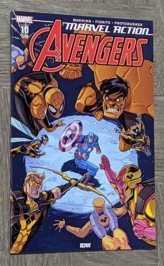 Marvel Action Avengers 10 Nm 1st App.  Yellow Hulk Cover A Rare Low Print Run