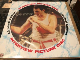 Queen Freddie Mercury Rare Interview Picture Disc 12”,  Sleeve Nr