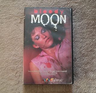 Bloody Moon - Rare Horror Vhs - Trans World Clamshell - Jess Franco - Gore Cult