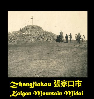 China Zhangjiakou 張家口市 Hebei 河北 Kalgan Temple very rare 2x orig.  photos ≈ 1902 2