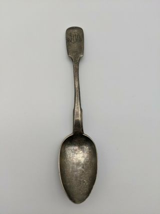 Rare Antique Imperial Russian Silver 84 Dessert Spoon 20g