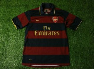Arsenal London 2007 - 2008 Rare Football Shirt Jersey Third Nike Size M