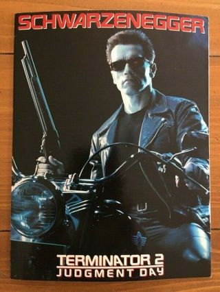 Rare Terminator 2 1991 Press Kit With 15 B/w Photo Stills
