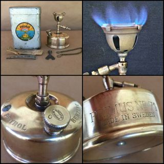 Rare Vintage Early 1930’s Primus 71 Pack Stove - Sweden - Vgc
