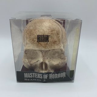 Masters Of Horror Season 2 Dvd Skull Box Set Limited Edition Rare