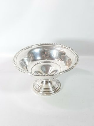 Vintage Preisner Sterling Silver Pedestal Compote / Candy Dish 37 Base Weighted