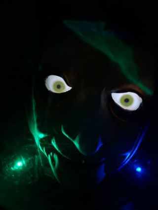 Rare Spirit Halloween Gemmy Spirit Ball Animatronic Ghoul Head Prop W/ Box