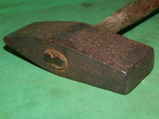 Antique Masons Bush Hammer 4 Lbs.  Rock,  Stone,  Brick,  Hammer.  Hand Forged.
