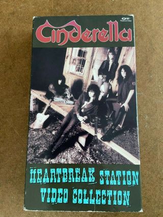 Cinderella - Heartbreak Station 1991 Rare Vhs Hair Metal