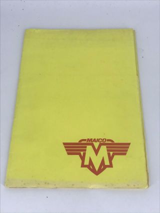 A Rare 1983 Maico Alpha 1 Press Brochure Pack