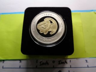 Lion King Disney 1999 Safari Convention Very Rare 999 Silver 24kt Gold Coin Case