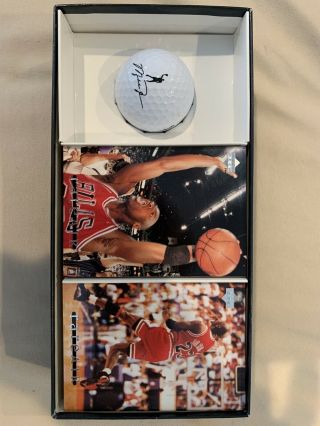 Michael Jordan Upper Deck Rare Air 1994 Tribute Set 85 Cards & Signed Golf Ball