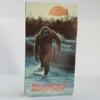 The Legend Of Boggy Creek Rare Vhs Euc &
