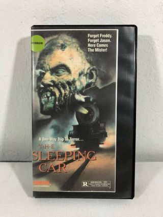 The Sleeping Car 1990 Vhs Rare Horror Tape Slasher Gore Explicit Rare 90s Vtg