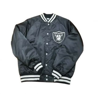 Rare Vintage 80s Stahl - Urban Los Angeles Raiders Las Vegas Jacket Mens Large