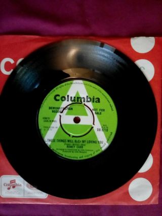 Romey Carr These Things Will Keep Me Loving You Db 8710 7 " Demo Rare