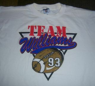 Authentic Vintage Very Rare Pat Williams Shirt L Buffalo Bills/vikings Jersey