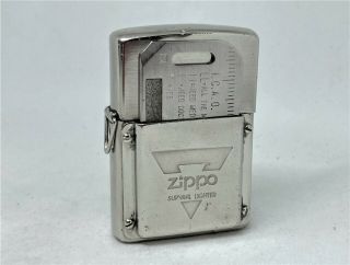 Rare Zippo 1993 Limited Edition " Survival Gear " Lighter With Survival Tool Blade