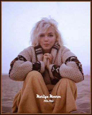 Marilyn Monroe Stunning Stunning Candid 8 X 10 Photo [rare]