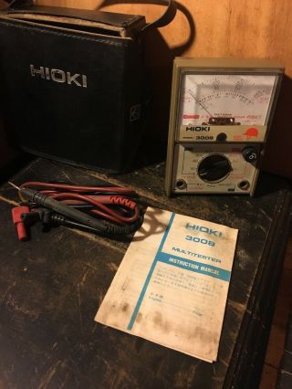 Hioki 3008 Multi Meter Tester Vintage Drop Proof