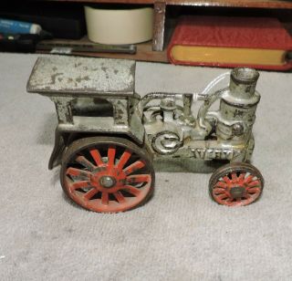 Antique Arcade Cast Iron Avery Steam Engine Farm Toy Tractor 1920 