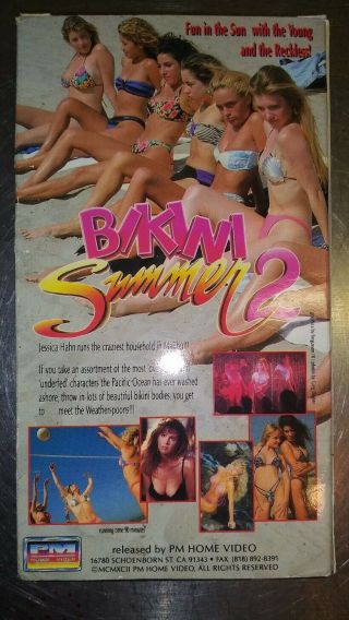 Bikini Summer VHS sex Comedy VG,  Jessica Hahn Jeff Conaway Comedy rare 2
