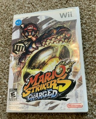 Mario Strikers: Charged - Rare Nintendo Wii Soccer Game - 2007 - Fast