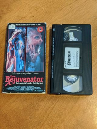 The Rejuvenator Vhs Horror Sony Video Camp Gore Effects Rare Slasher