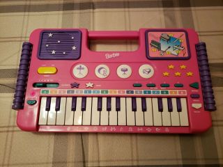 Rare Vintage Barbie Music Keyboard Piano Music Center Well