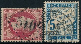 China - Shanghai,  French Levant Rare  5104  Postmark,  1 Round.  A985