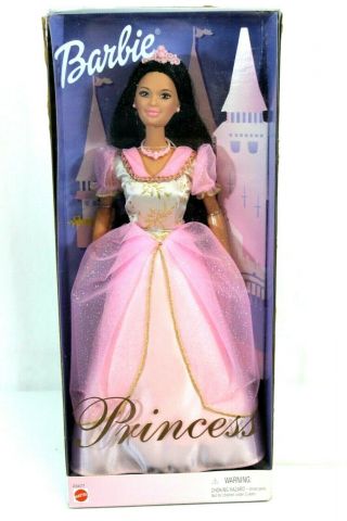 Princess Pink Dress Barbie Doll 1999 Mattel 23477