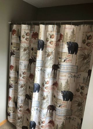 Bacova Vintage Outdoors Shower Curtain