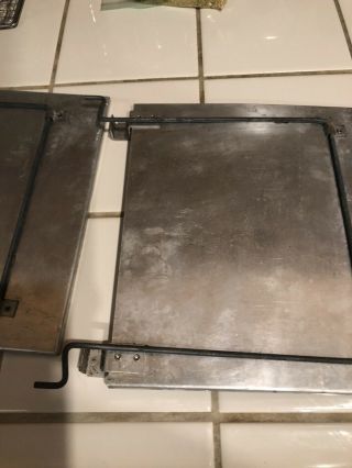 Vintage Coleman Chef Trays Stove Accessory Rare Condtion