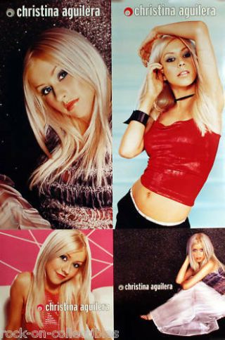 Christina Aguilera 1999 Rare Self Titled Double Sided Promo Poster