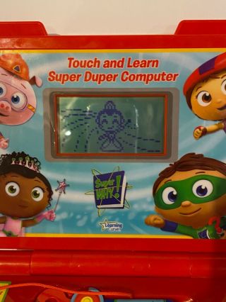 Superwhy Duper Computer Touch & Learn TOUCH SCREEN Laptop WHY RARE 3